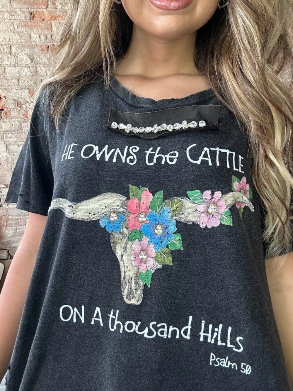 A Rare Bird Psalms 50: He Owns the Cattle on a Thousand Hills tattered shirt